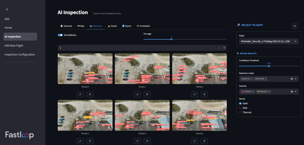 Fastloop Visual Intelligence Accelerator Demo - Detection
